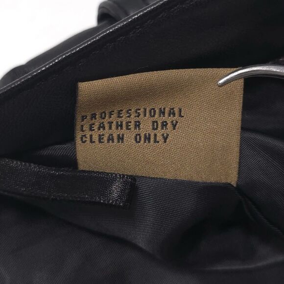 NWT Rem Garson Size 8 Pants Women’s GENUINE LEATHER Black Bootcut 90s VINTAGE - Picture 9 of 12